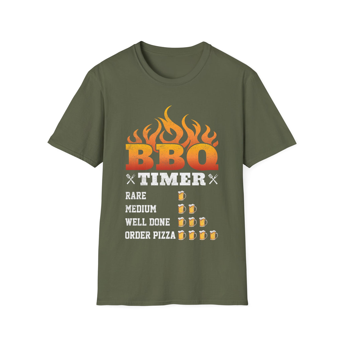 BBQ Timer T-Shirt — Funny Graphic T-Shirt
