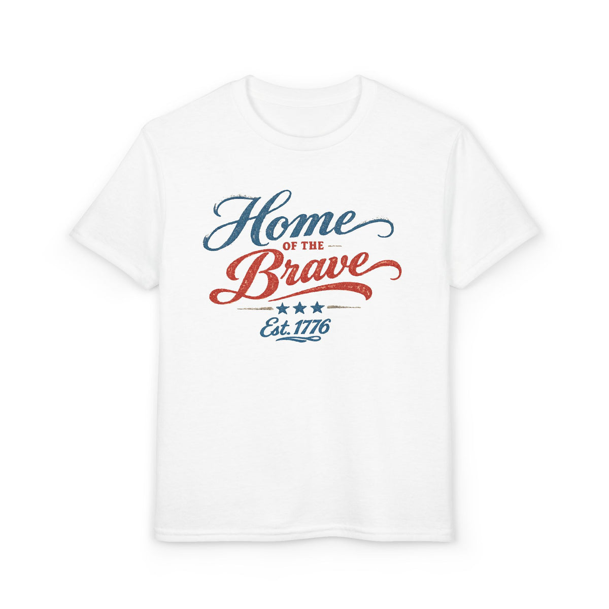 Youth 'Home of the Brave' Patriotic T-Shirt