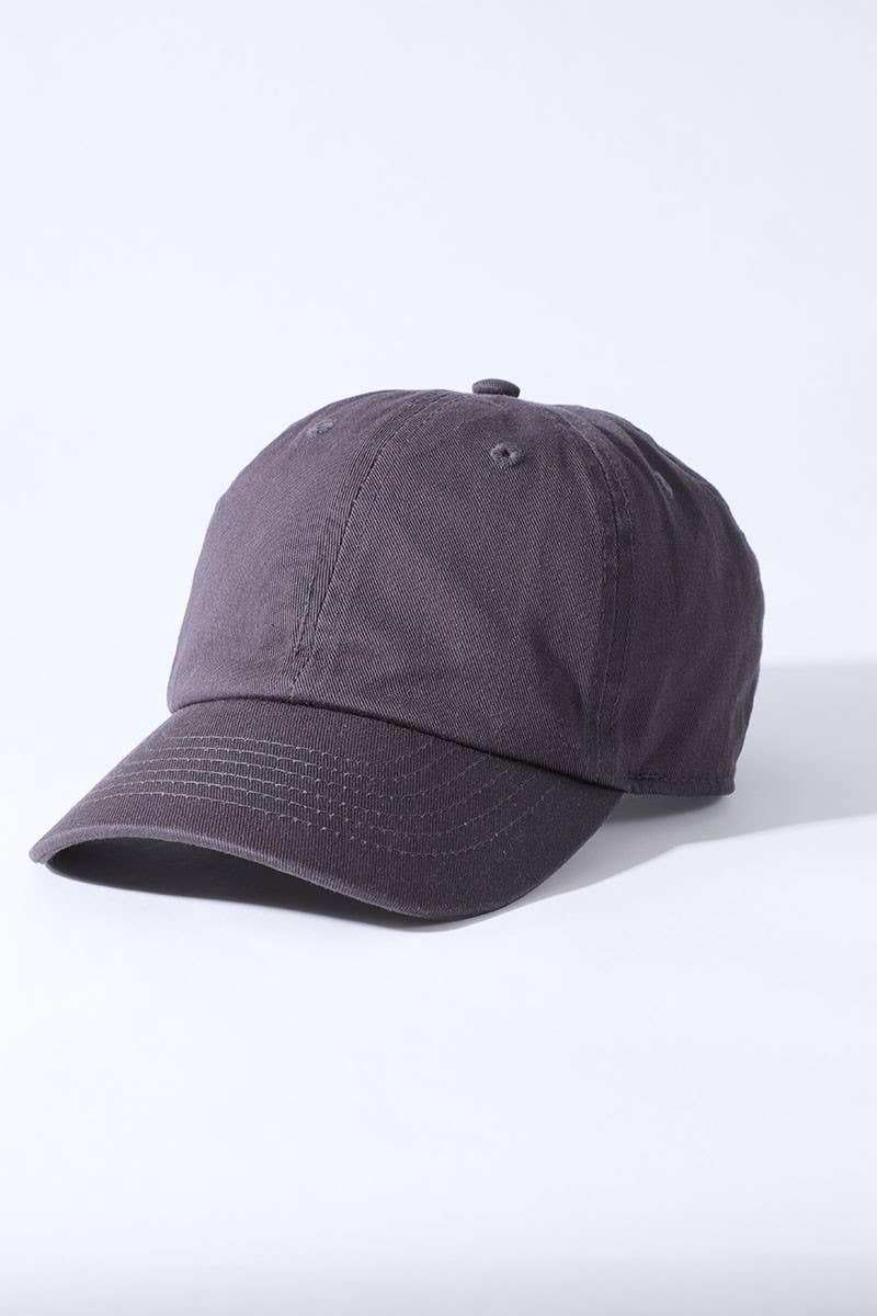 Kids Washed Low Profile Cotton Baseball Cap