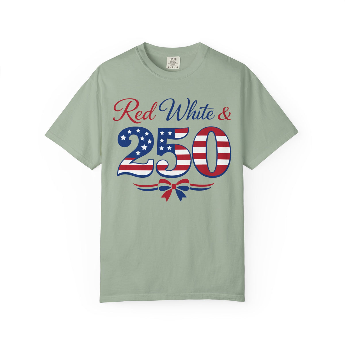 Patriotic "Red White & 250" T-Shirt