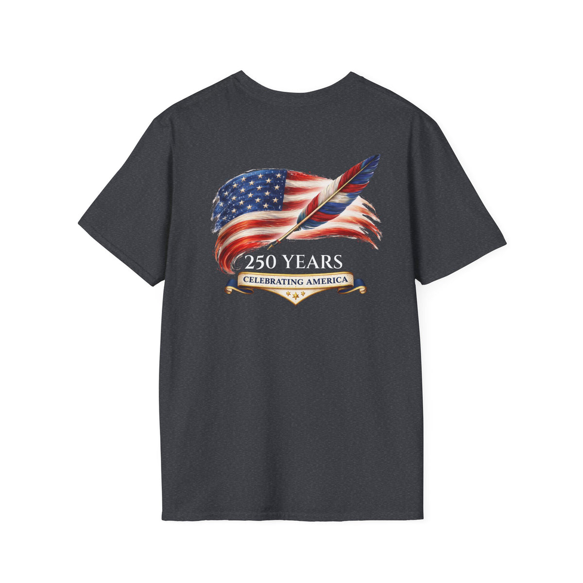 Short Sleeve Tee - American Flag & Quill
