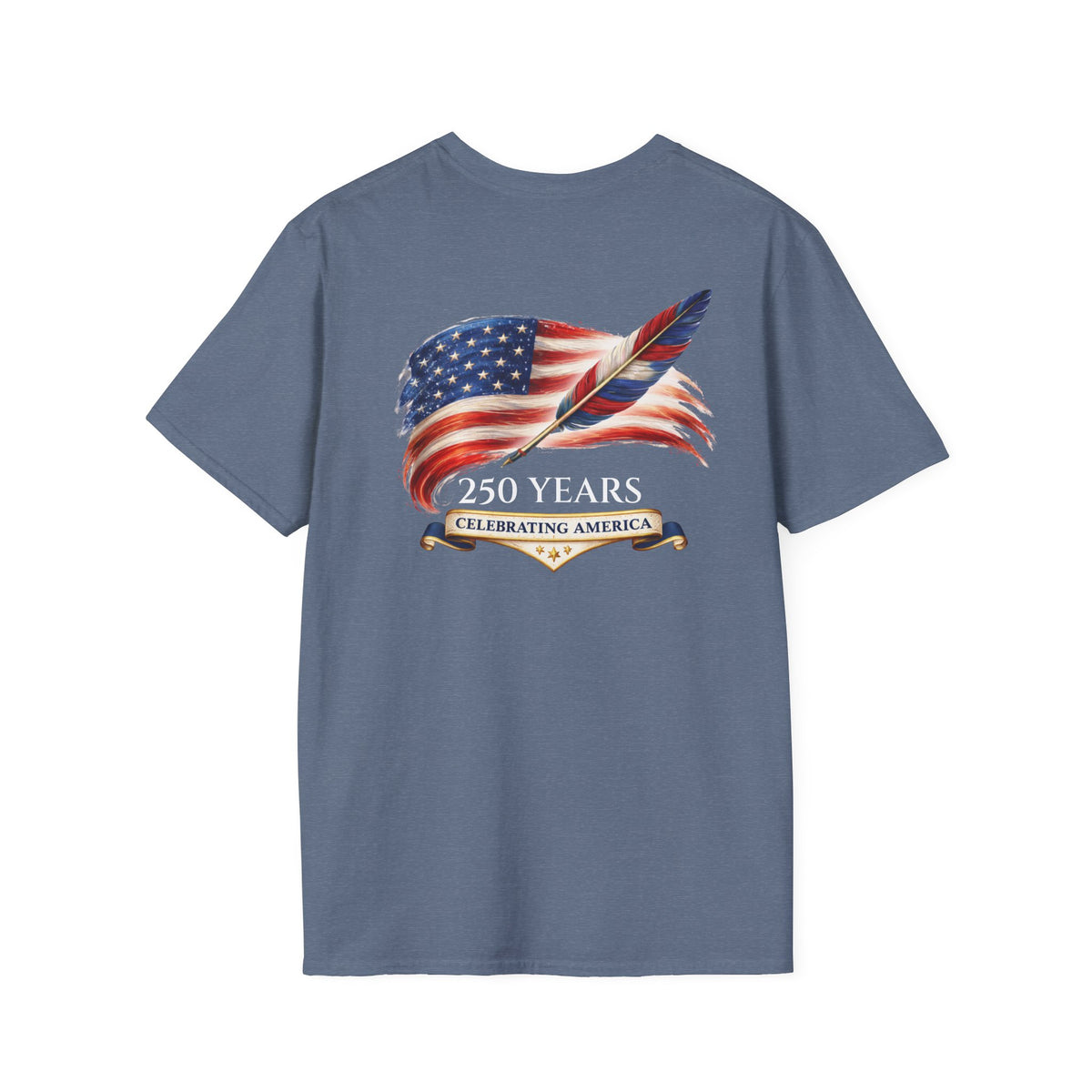 Short Sleeve Tee - American Flag & Quill