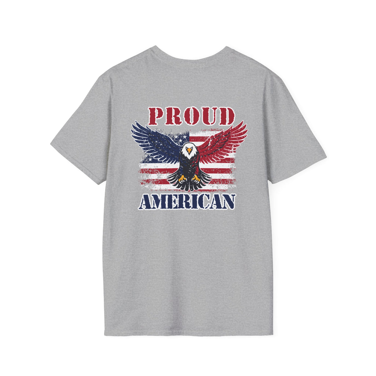 Proud American T-Shirt — Patriotic Eagle USA Graphic Tee