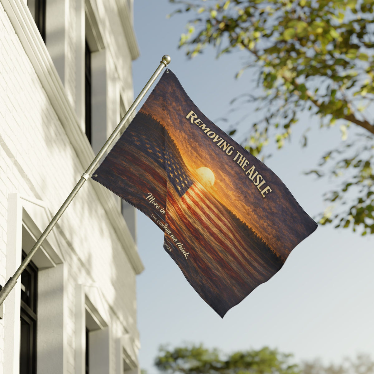 Double-Sided Flag - “Removing the Aisle”