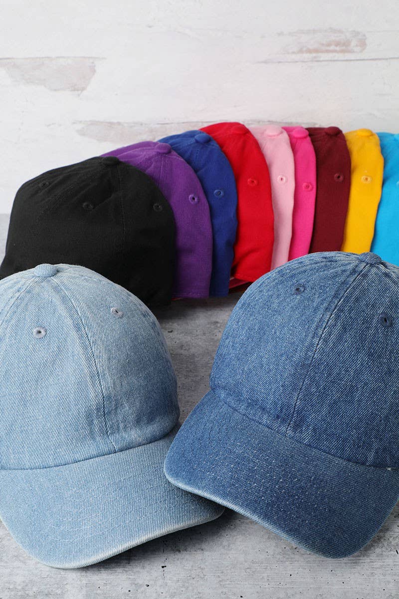 Toddler Washed Low Profile Cotton Baseball Cap