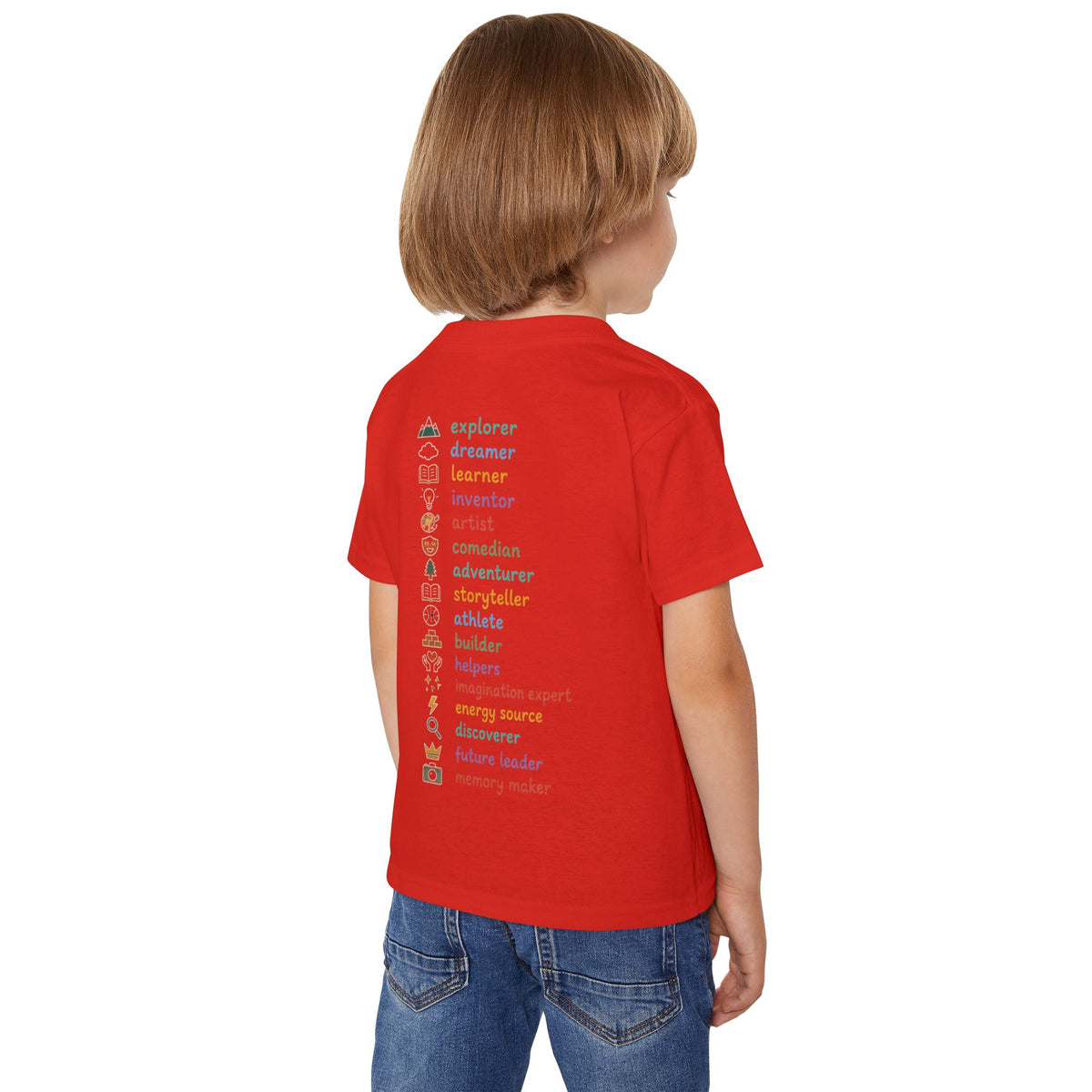 Toddler T-Shirt — "More Than a Kid" Inspirational Back-List Tee