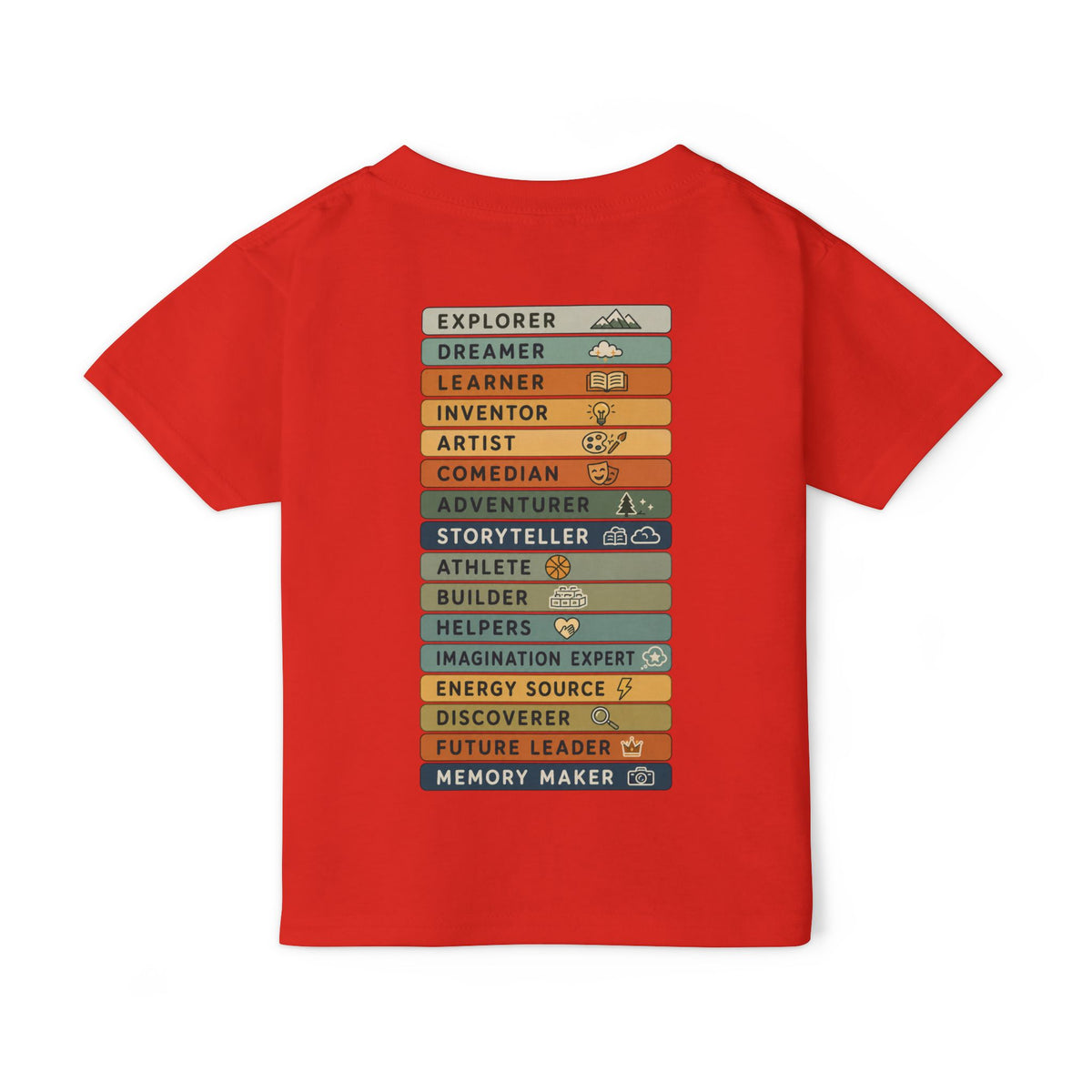 More Than a Kid Toddler T-Shirt — Inspirational Kids Graphic Tee (Explorer, Dreamer, Inventor)