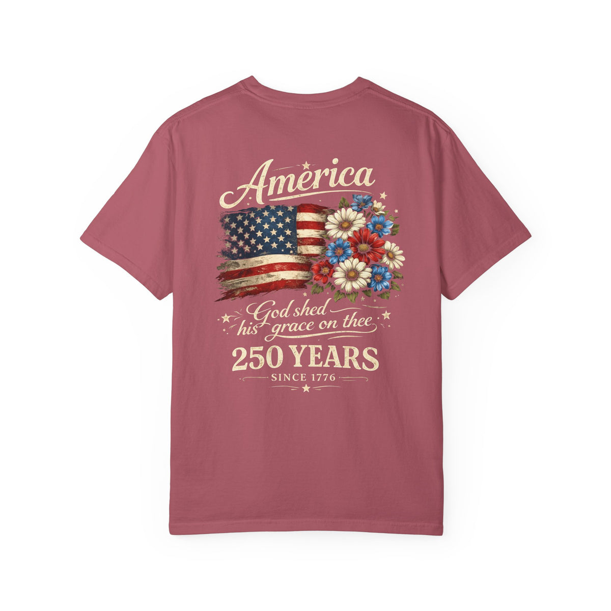 Short Sleeve T-Shirt - God Shed His Grace on Thee Anniversary Tee