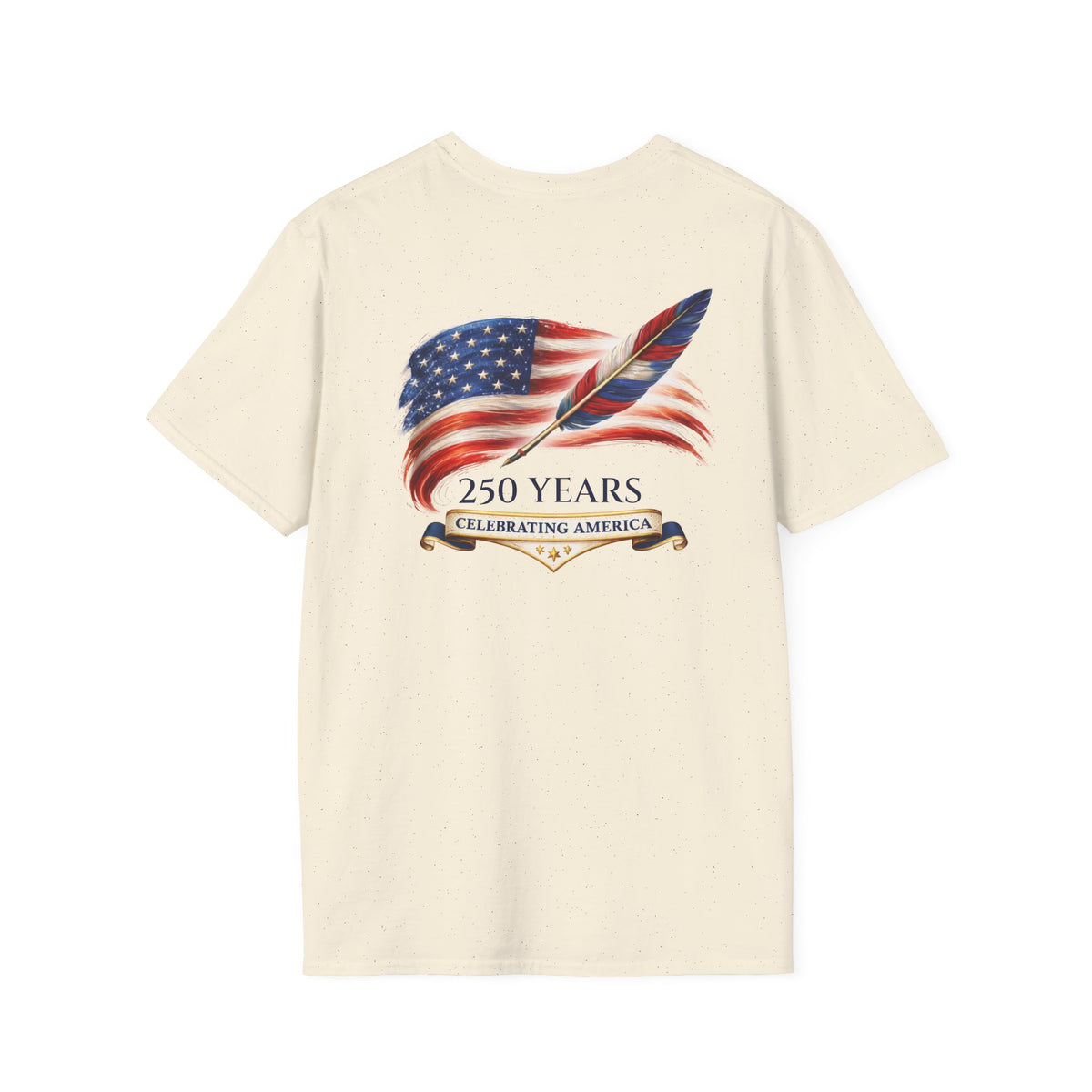 Short Sleeve Tee - American Flag & Quill