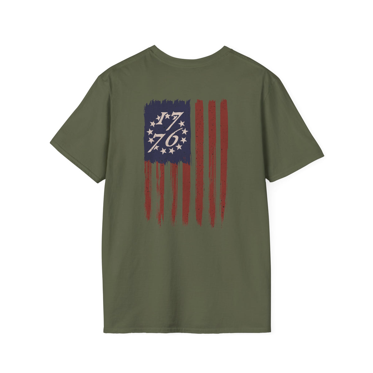 1776 Distressed Betsy Ross Flag T-Shirt - Graphic T-Shirt
