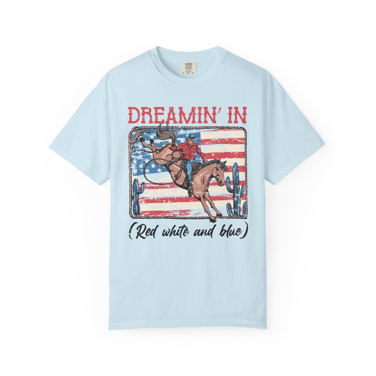 Dreamin' In Red White and Blue Rodeo Graphic T-Shirt