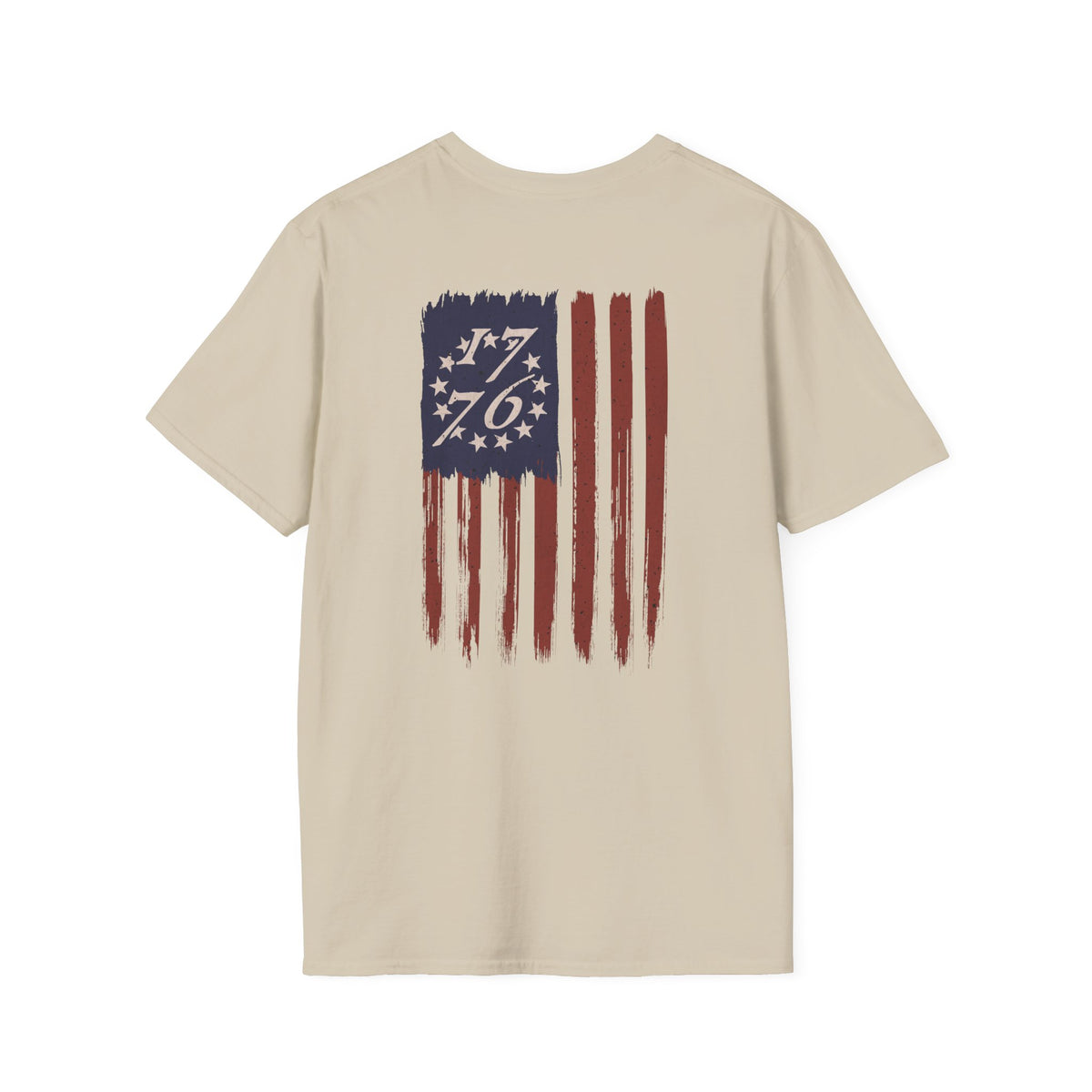 1776 Distressed Betsy Ross Flag T-Shirt - Graphic T-Shirt
