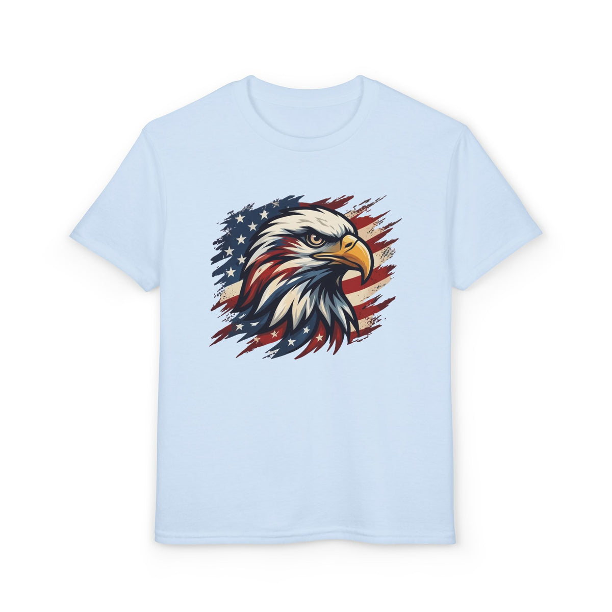 Patriotic American Eagle Flag - Kids Graphic T-Shirt