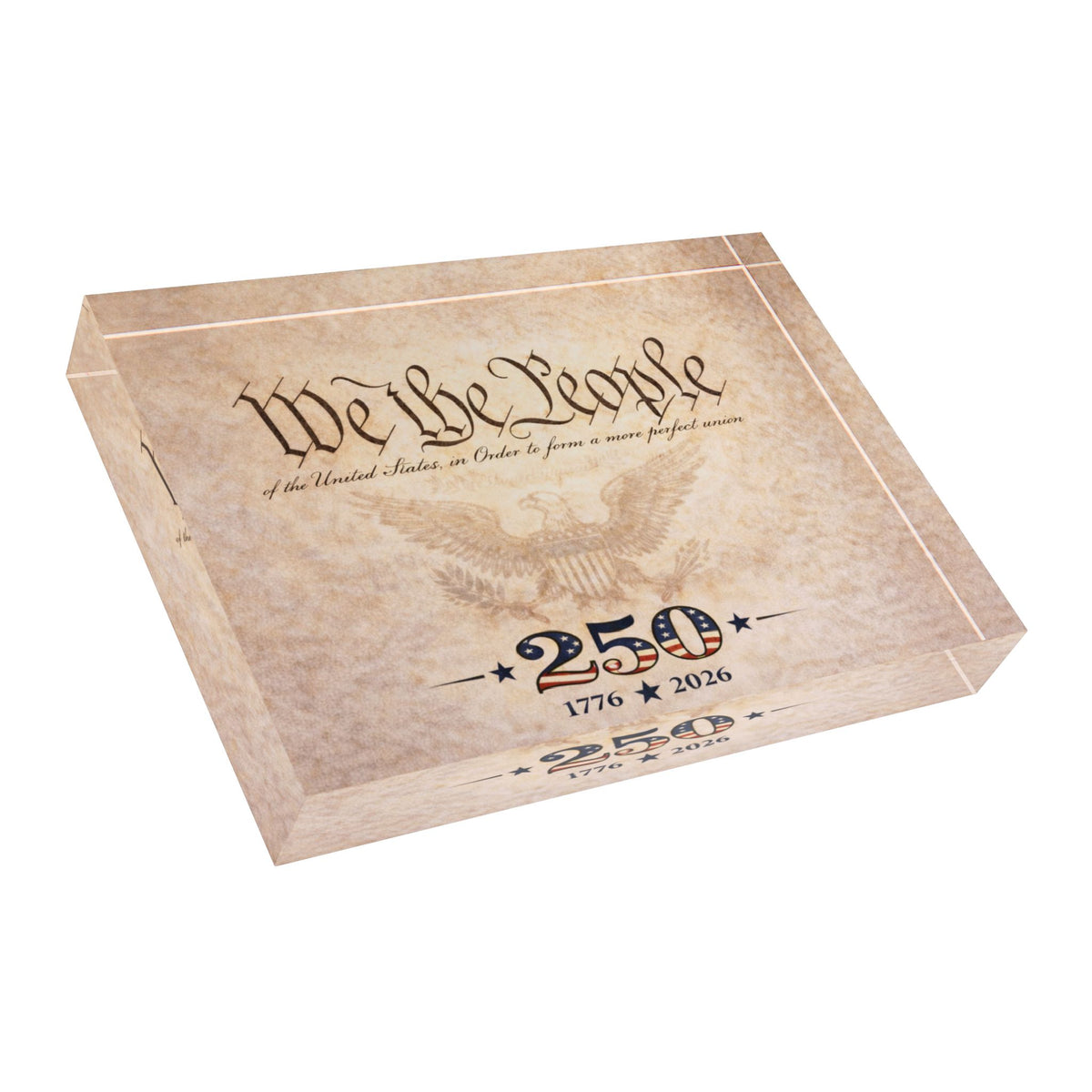 We The People 250 Acrylic Photo Block | America 250 Commemorative