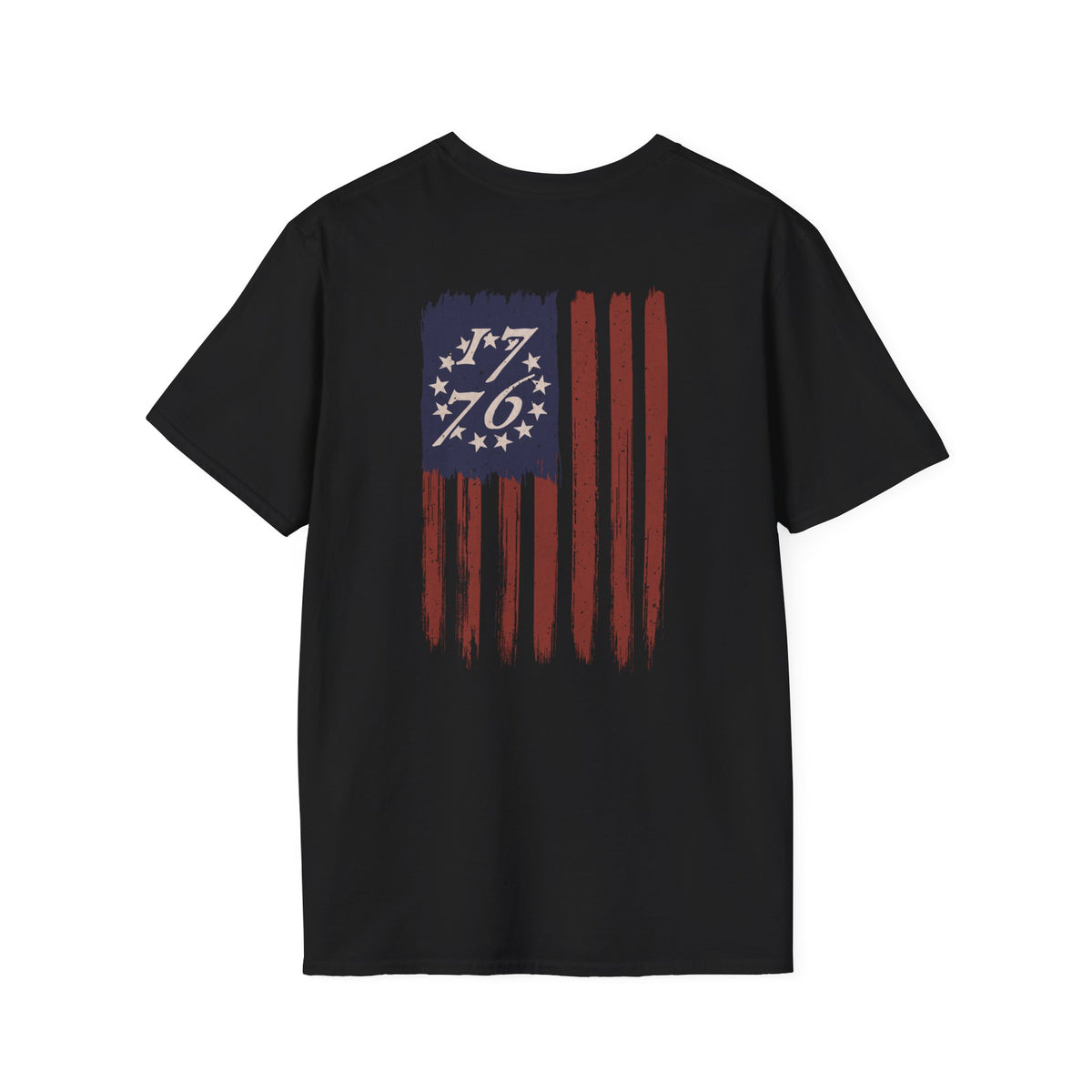 1776 Distressed Betsy Ross Flag T-Shirt - Graphic T-Shirt