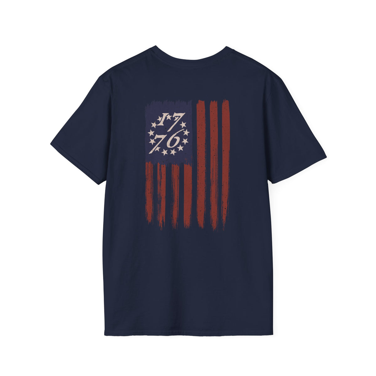 1776 Distressed Betsy Ross Flag T-Shirt - Graphic T-Shirt