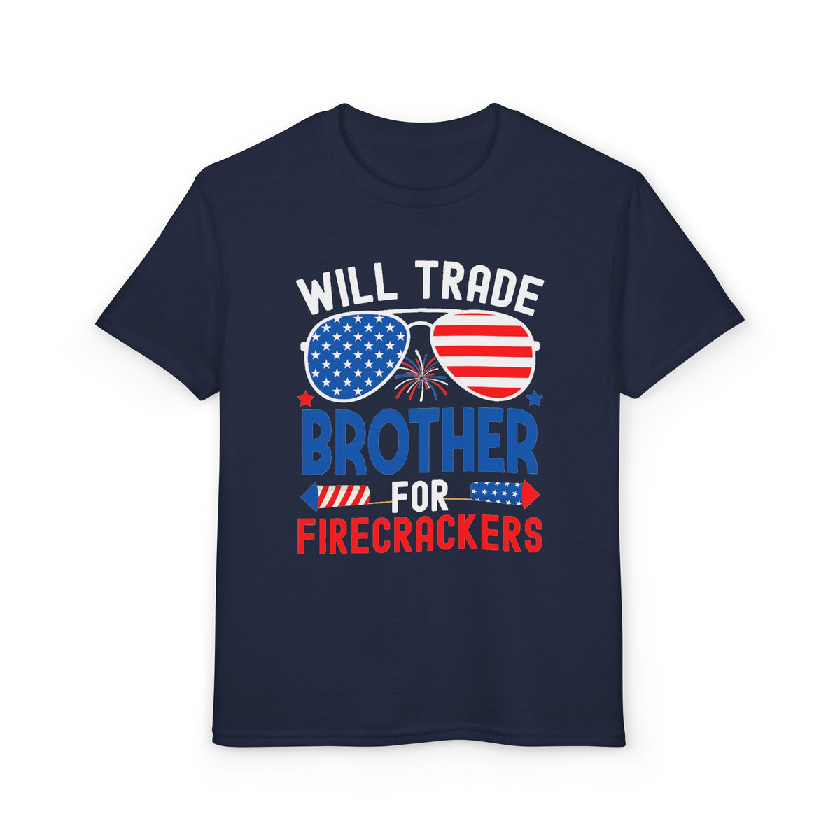 Will Trade Brother for Firecrackers - Graphic Youth T-Shirt