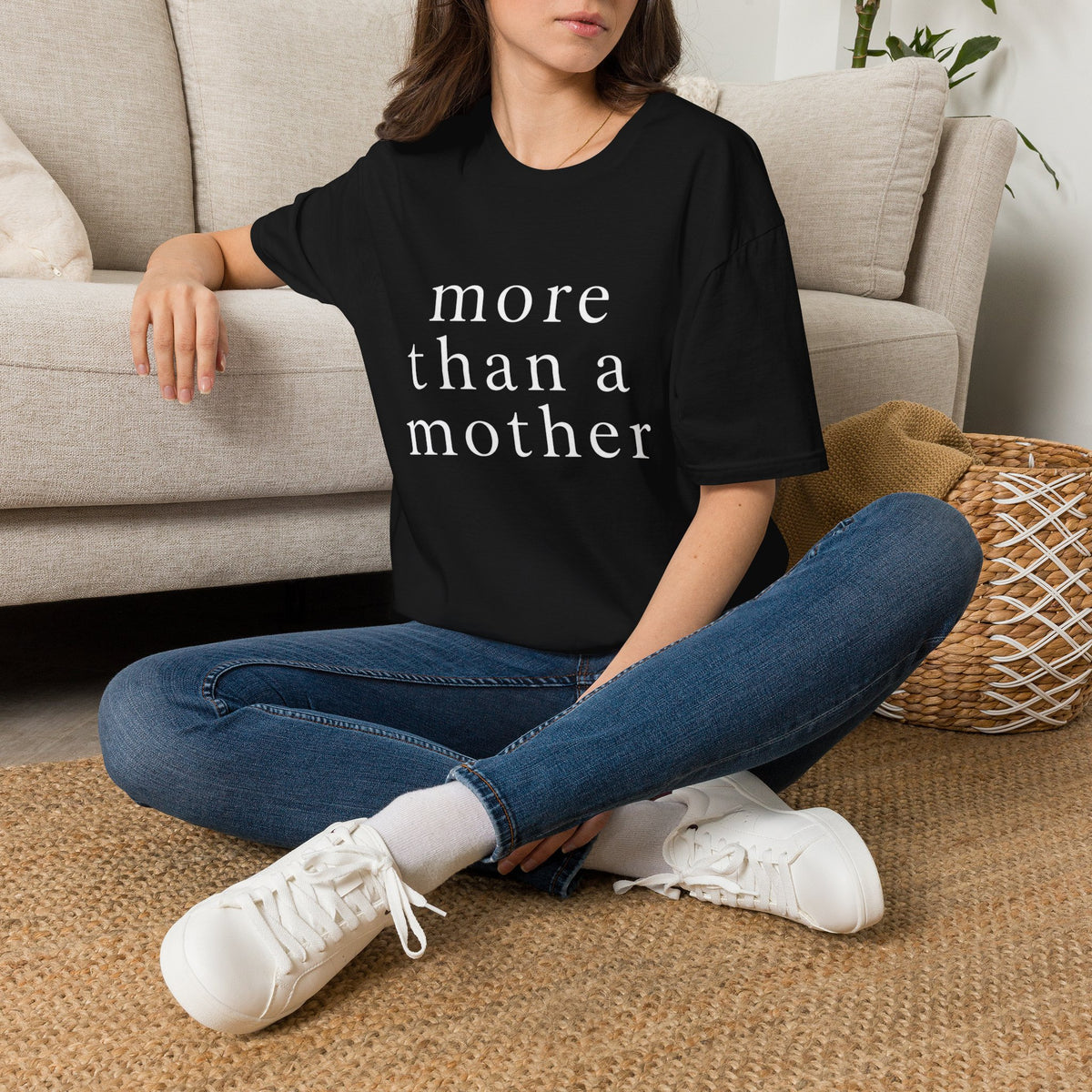 More Than a Mother T‑Shirt — Minimalist Statement Tee for Mothers & Supporters