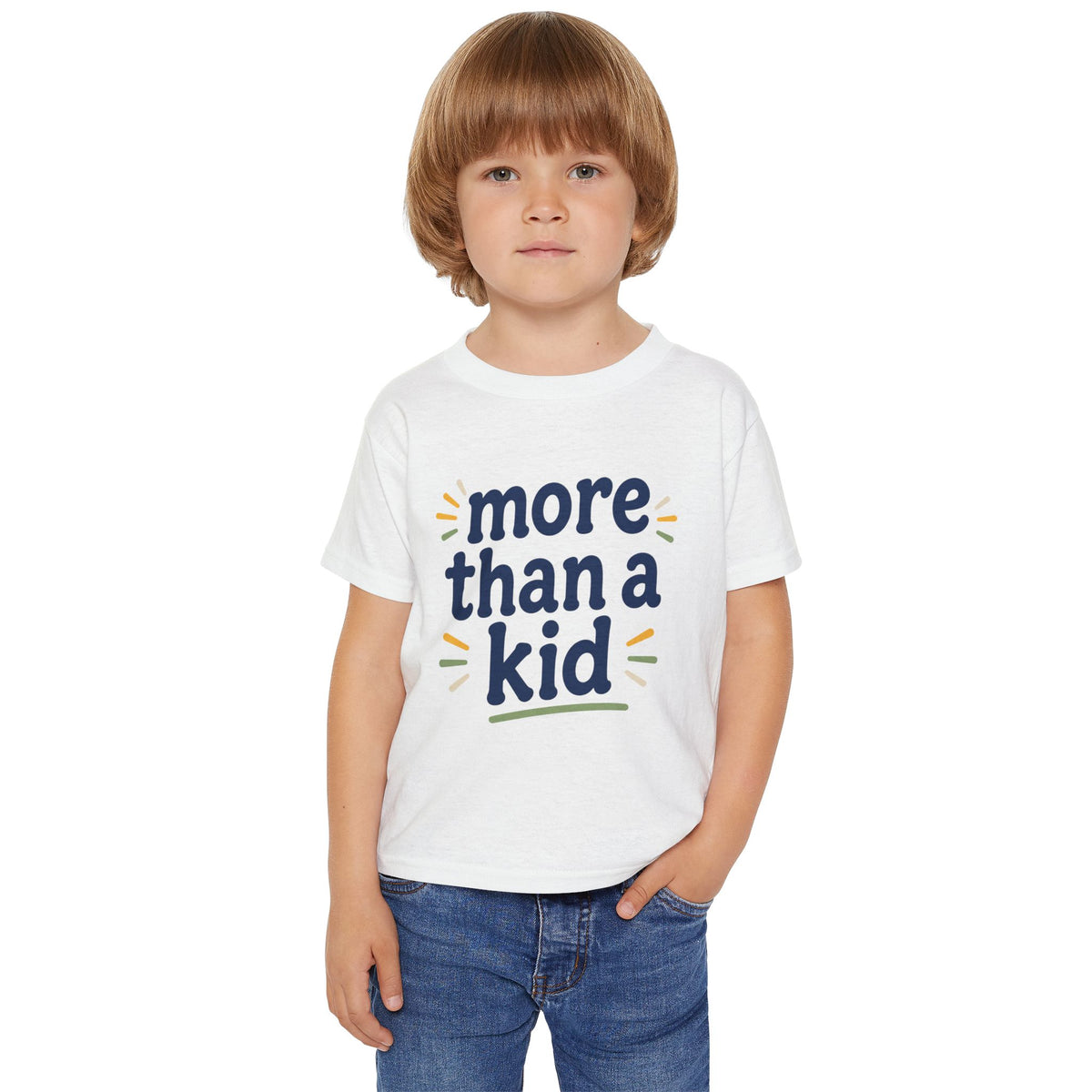 Toddler T‑Shirt — "More Than a Kid" Inspirational Kids Tee