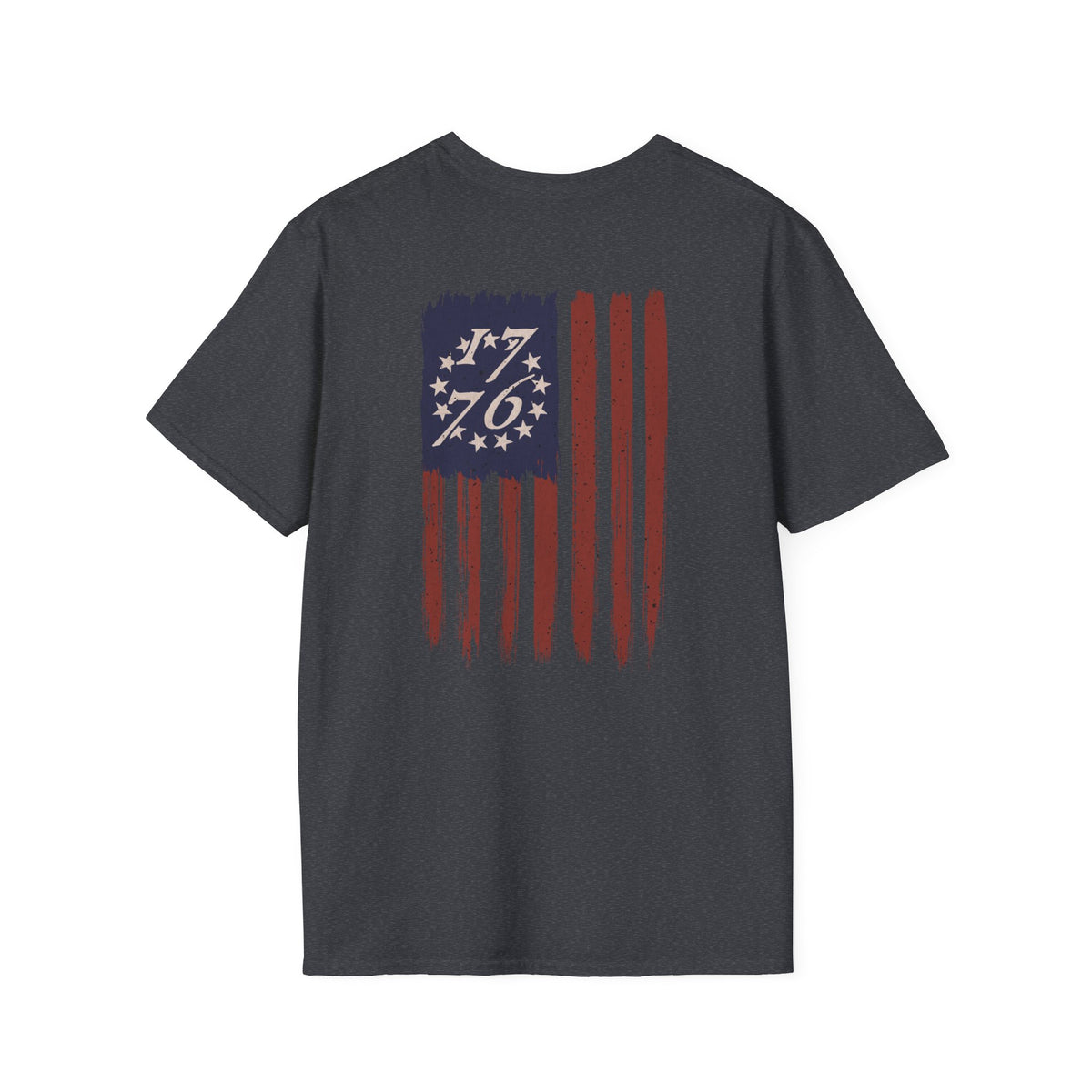 1776 Distressed Betsy Ross Flag T-Shirt - Graphic T-Shirt
