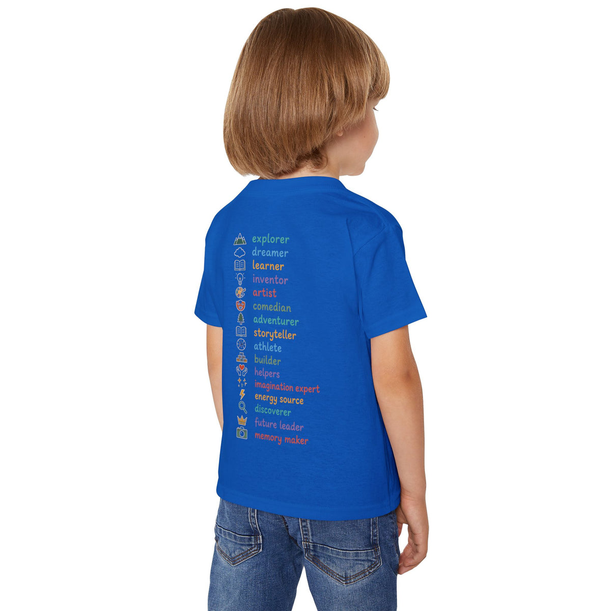 Toddler T-Shirt — "More Than a Kid" Inspirational Back-List Tee