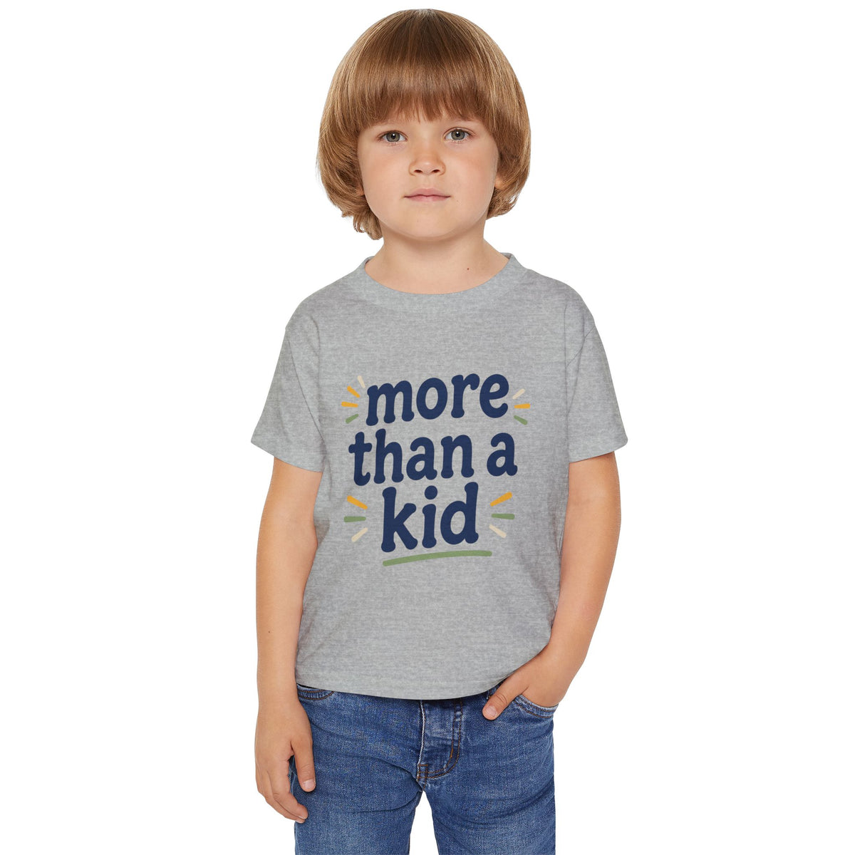 Toddler T‑Shirt — "More Than a Kid" Inspirational Kids Tee