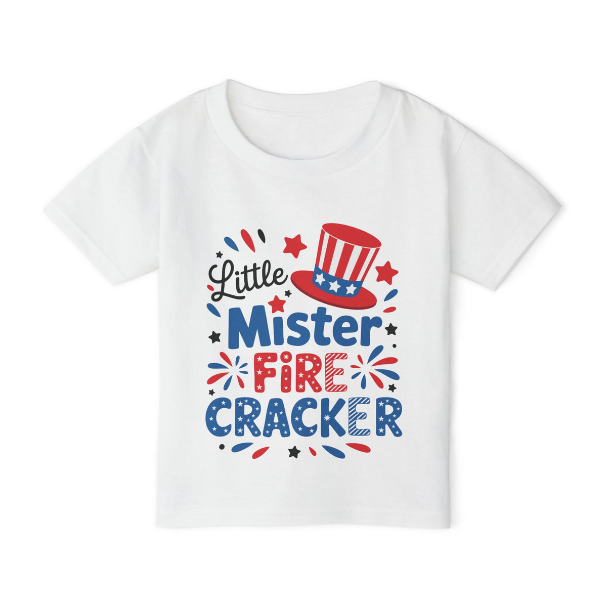 Little Mister Firecracker - Toddler Graphic T-Shirt