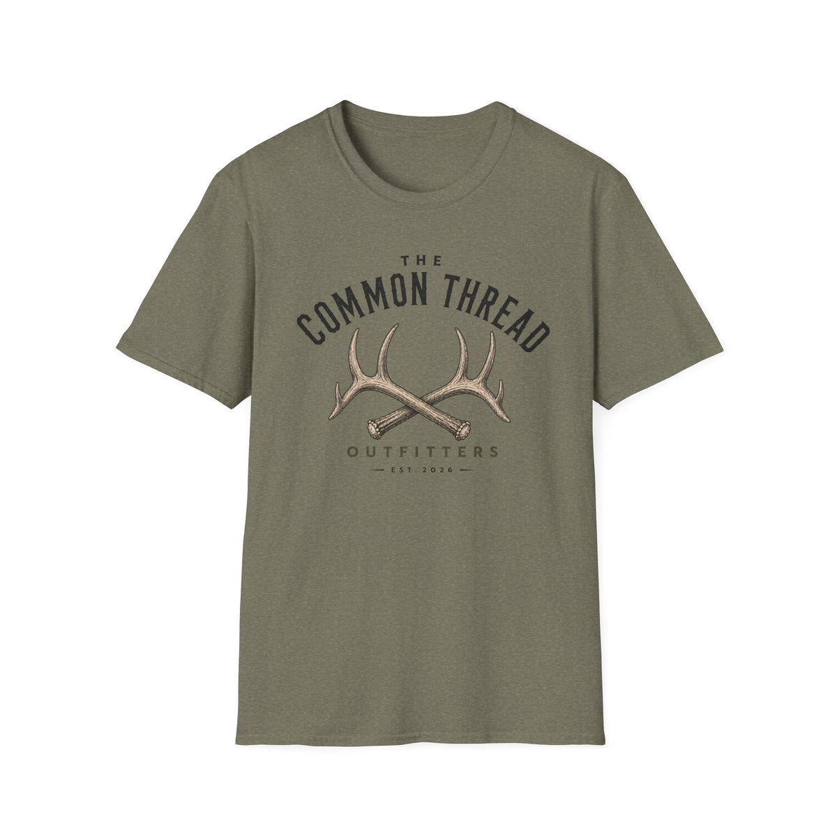 The Common Thread Outfitters Antler & Flag Graphic Tee