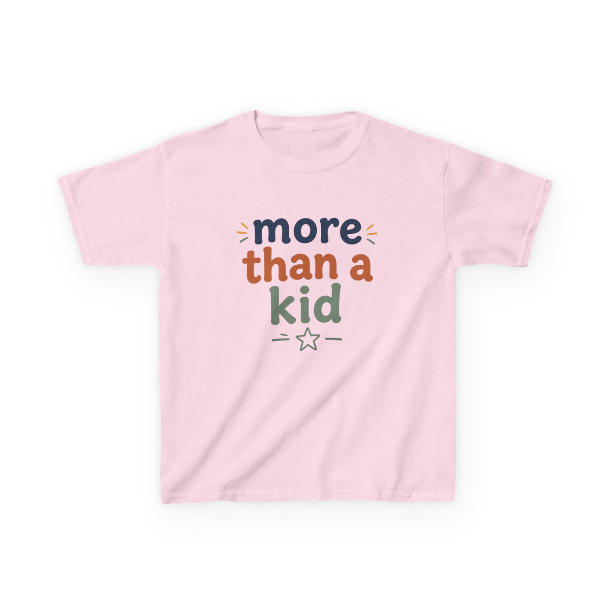 Kids Tee — "More Than a Kid" Empowerment Shirt