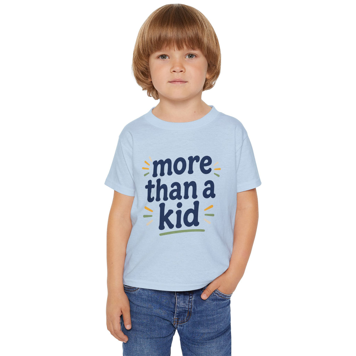 Toddler T‑Shirt — "More Than a Kid" Inspirational Kids Tee