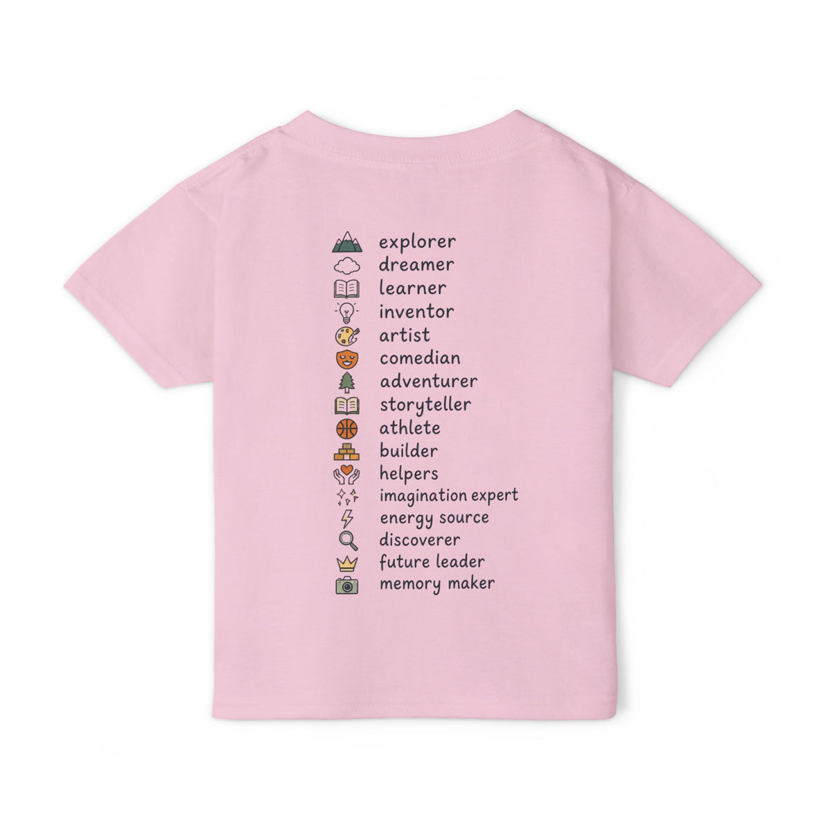 Toddler T-Shirt — "More Than a Kid" Inspirational Back-List Tee