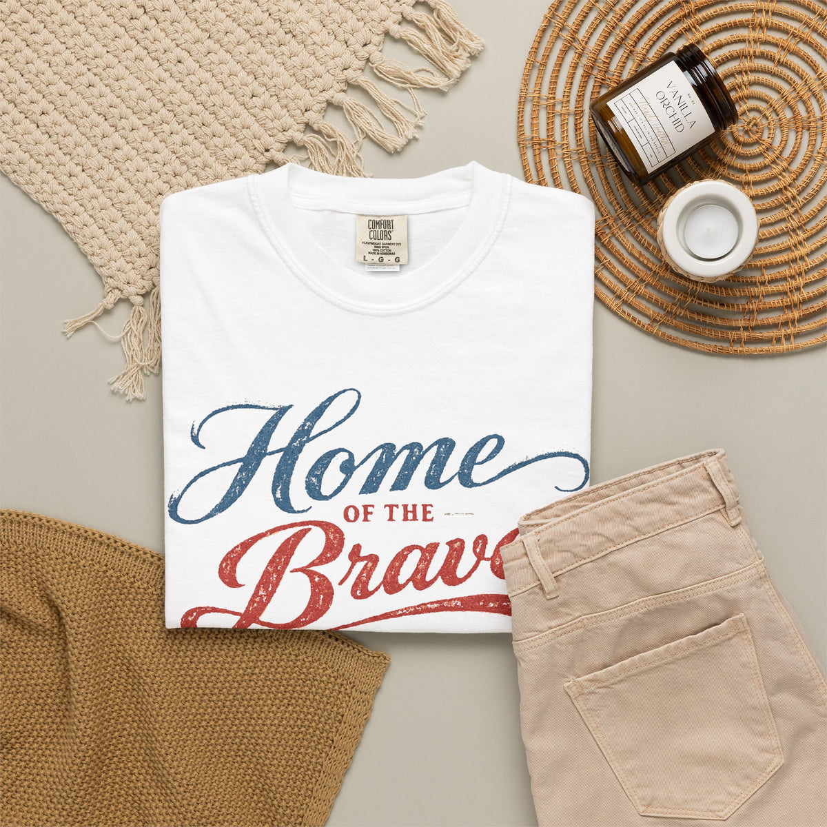 Home of the Brave Minimalist T-Shirt