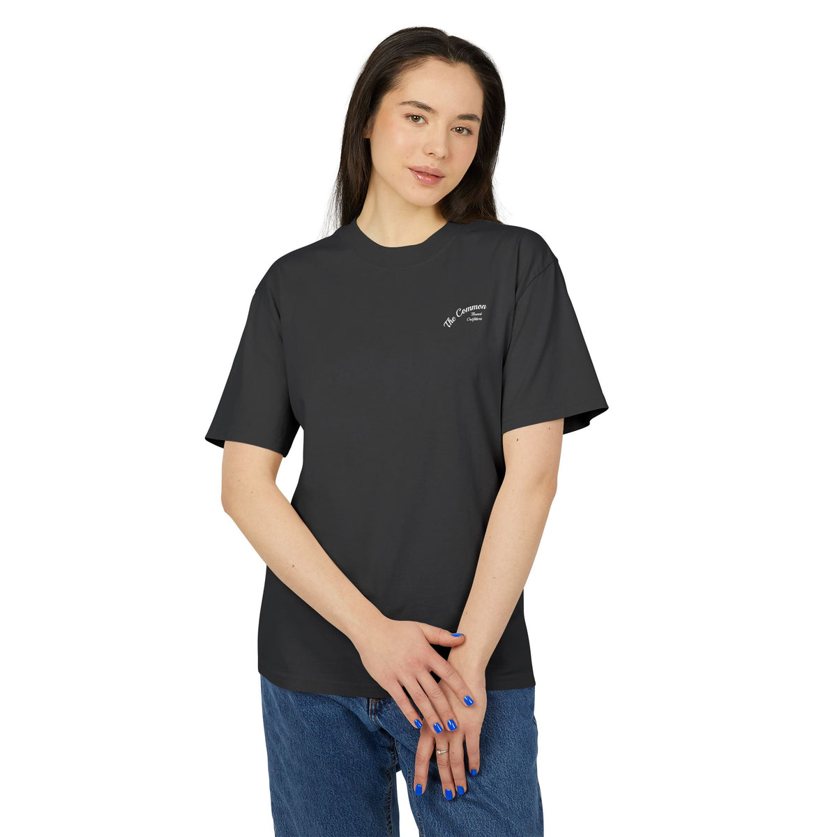 Premium Heavy Faded Tee - Golden Flower Crown