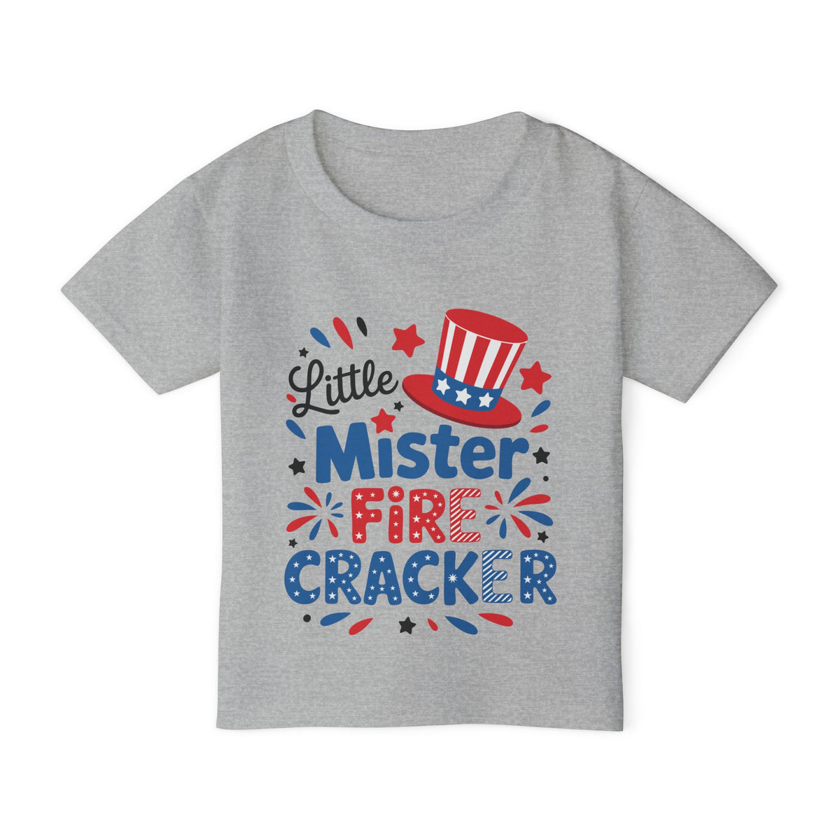 Little Mister Firecracker - Toddler Graphic T-Shirt