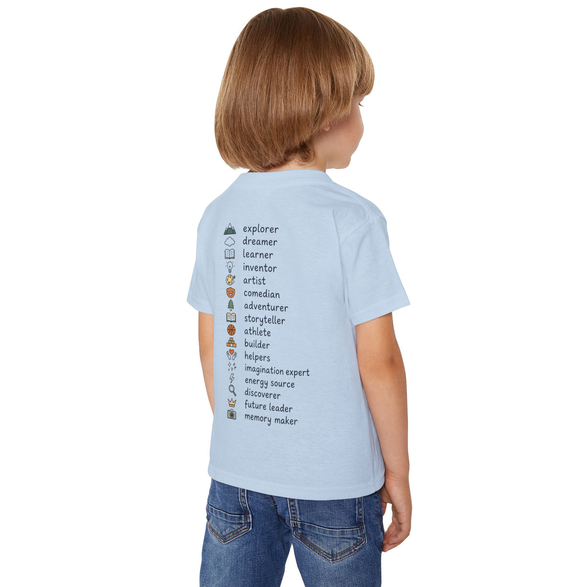 Toddler T-Shirt — "More Than a Kid" Inspirational Back-List Tee