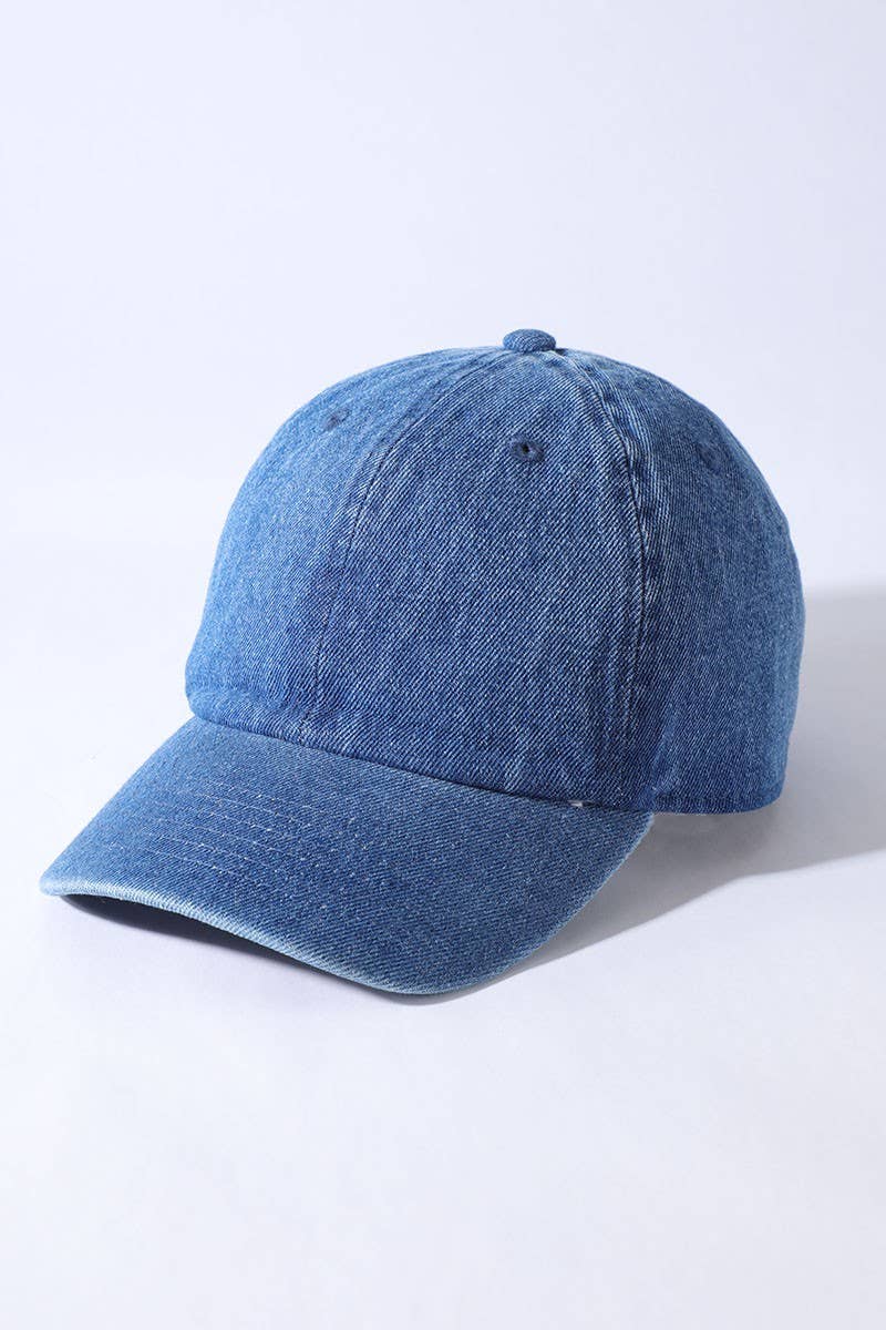 Kids Washed Low Profile Cotton Baseball Cap