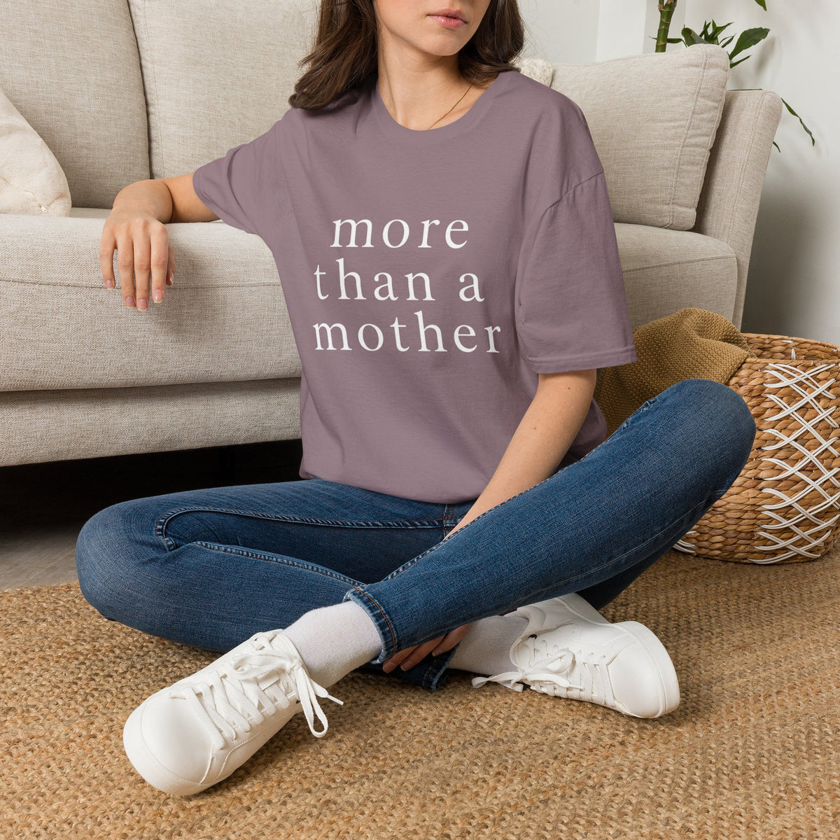 More Than a Mother T‑Shirt — Minimalist Statement Tee for Mothers & Supporters
