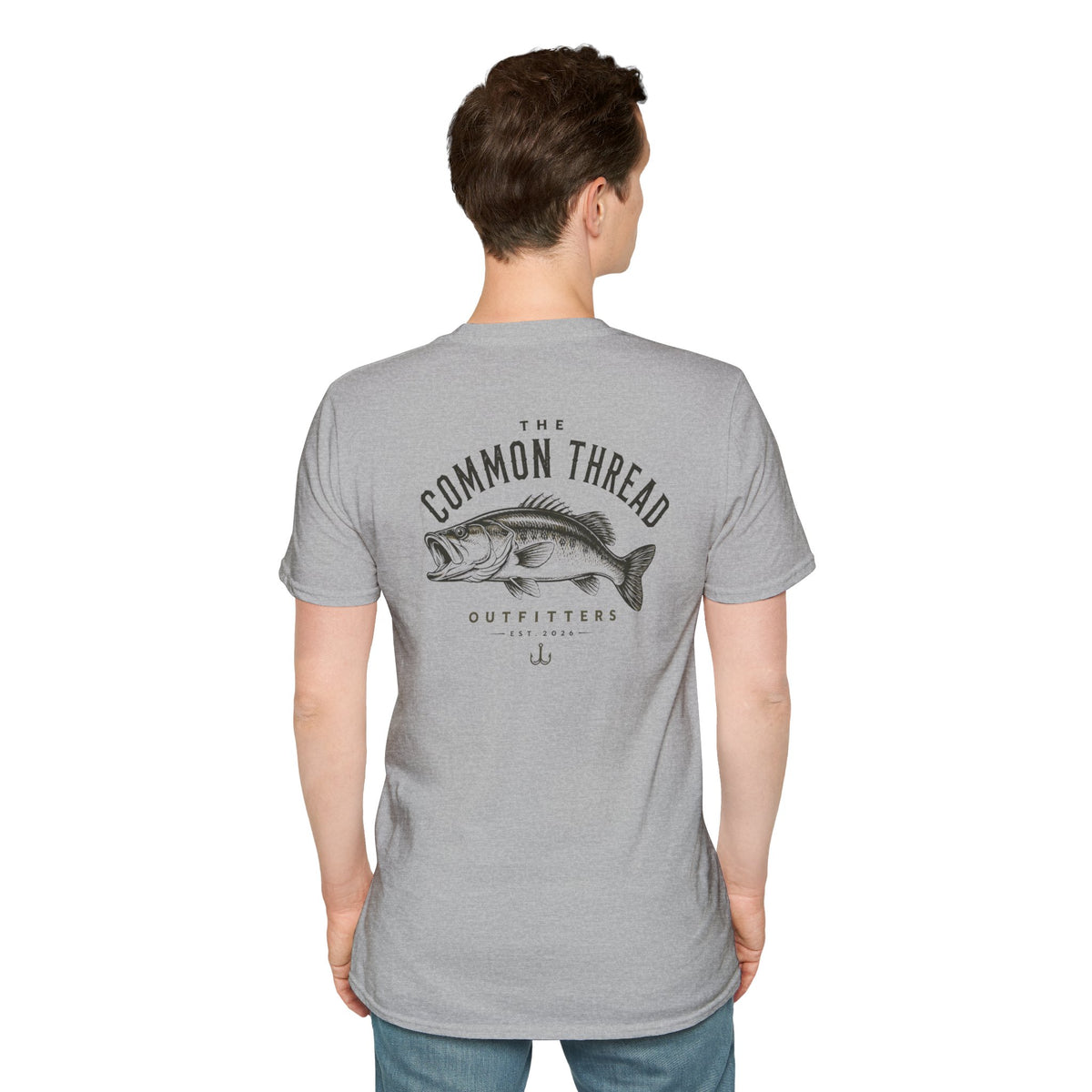 Hooked on Freedom - Bass Graphic T-Shirt