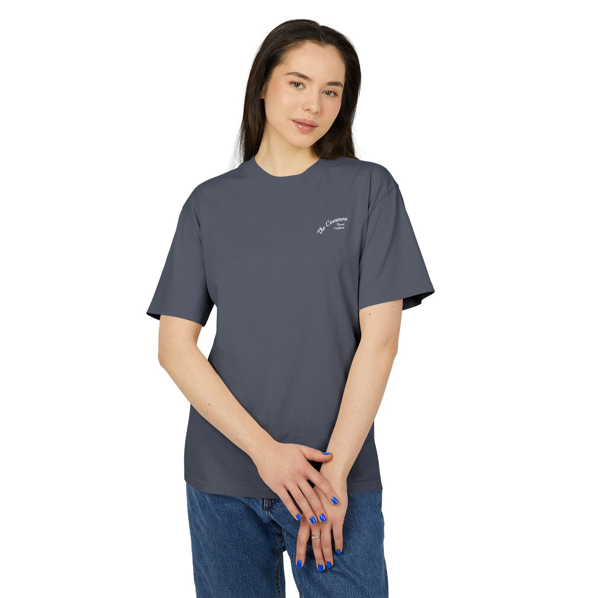 Premium Heavy Faded Tee - Golden Flower Crown