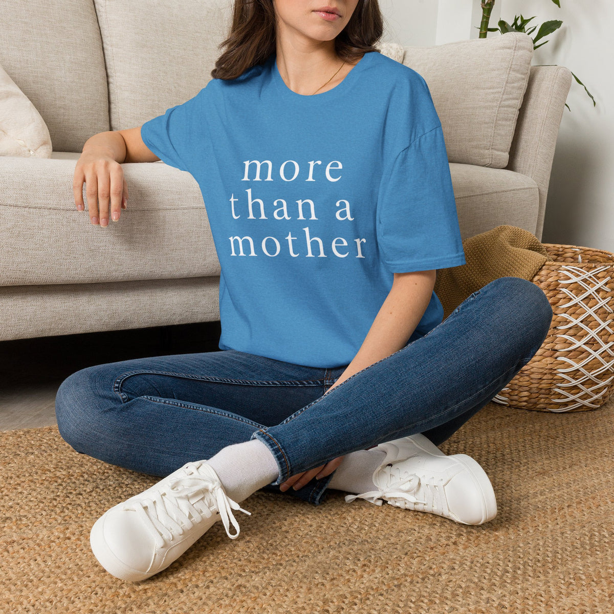 More Than a Mother T‑Shirt — Minimalist Statement Tee for Mothers & Supporters