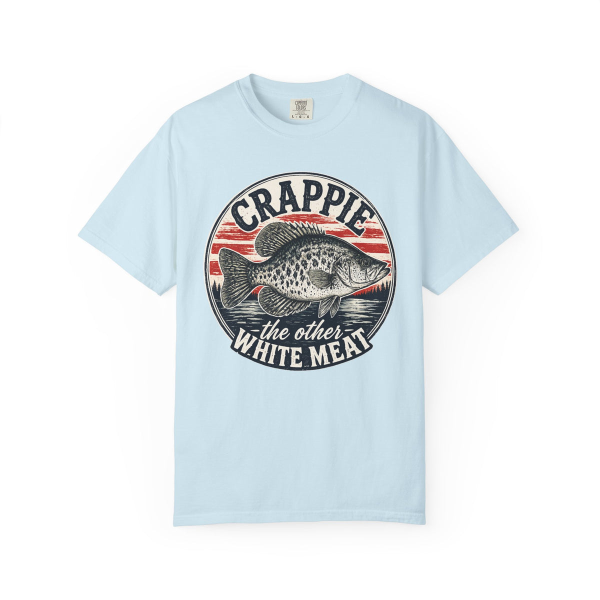 Crappie Fishing T-Shirt — “Crappie: The Other White Meat” Vintage Angler Tee