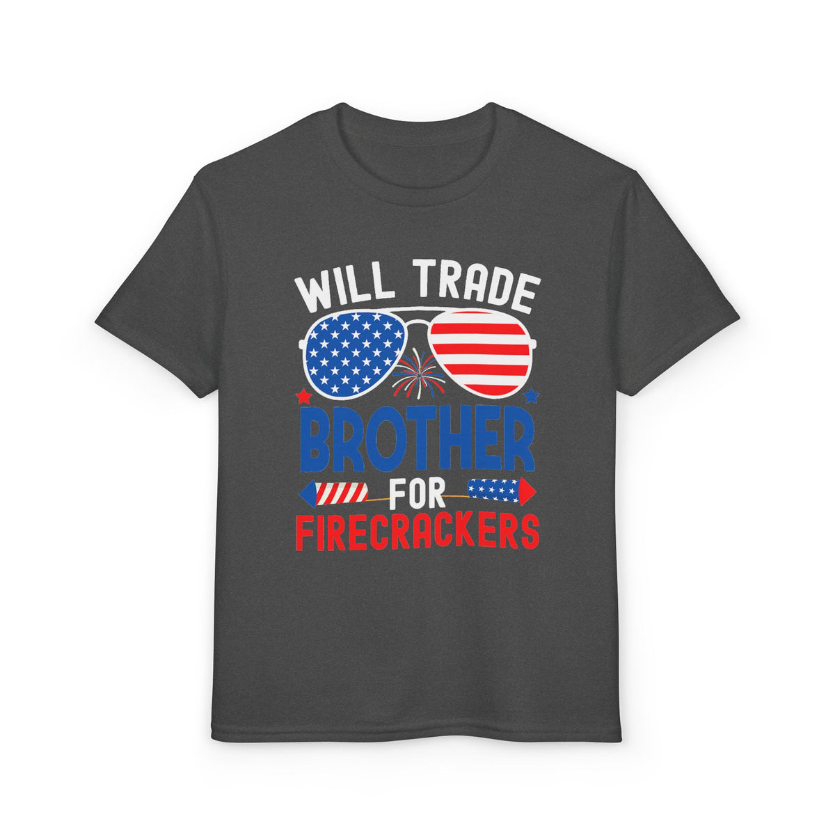 Will Trade Brother for Firecrackers - Graphic Youth T-Shirt