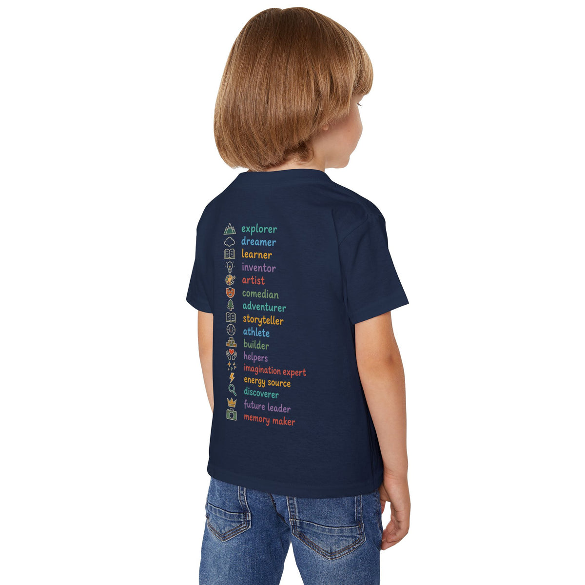 Toddler T-Shirt — "More Than a Kid" Inspirational Back-List Tee