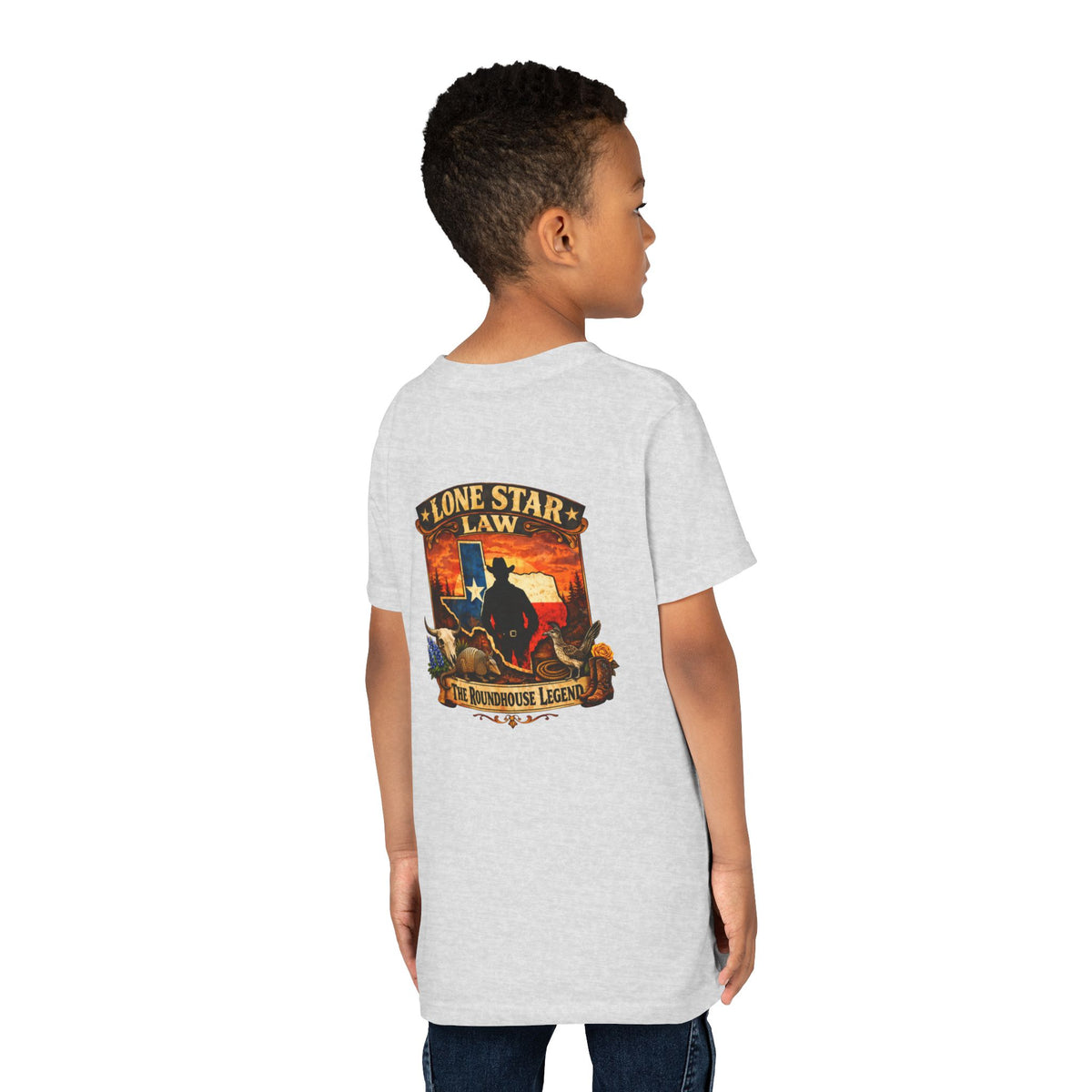 Lone Star Law Kids' T-Shirt (The Roundhouse Legend)
