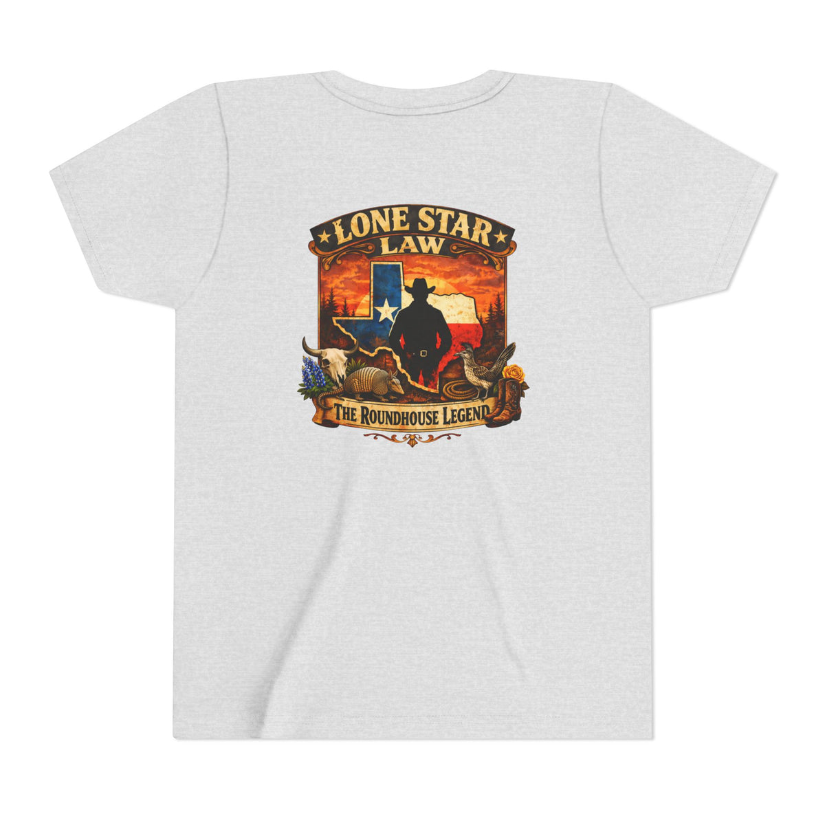 Lone Star Law Kids' T-Shirt (The Roundhouse Legend)