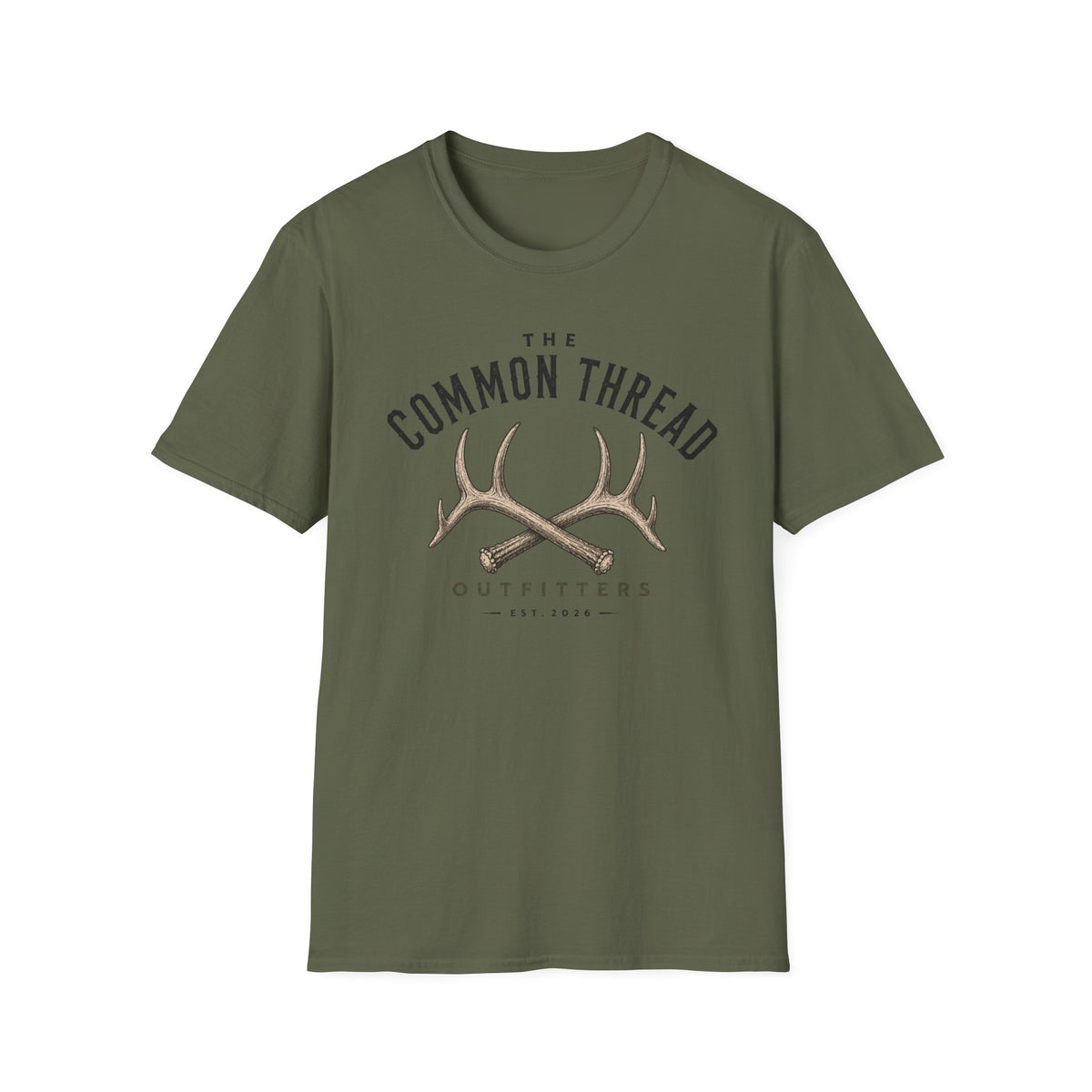 The Common Thread Outfitters Antler & Flag Graphic Tee