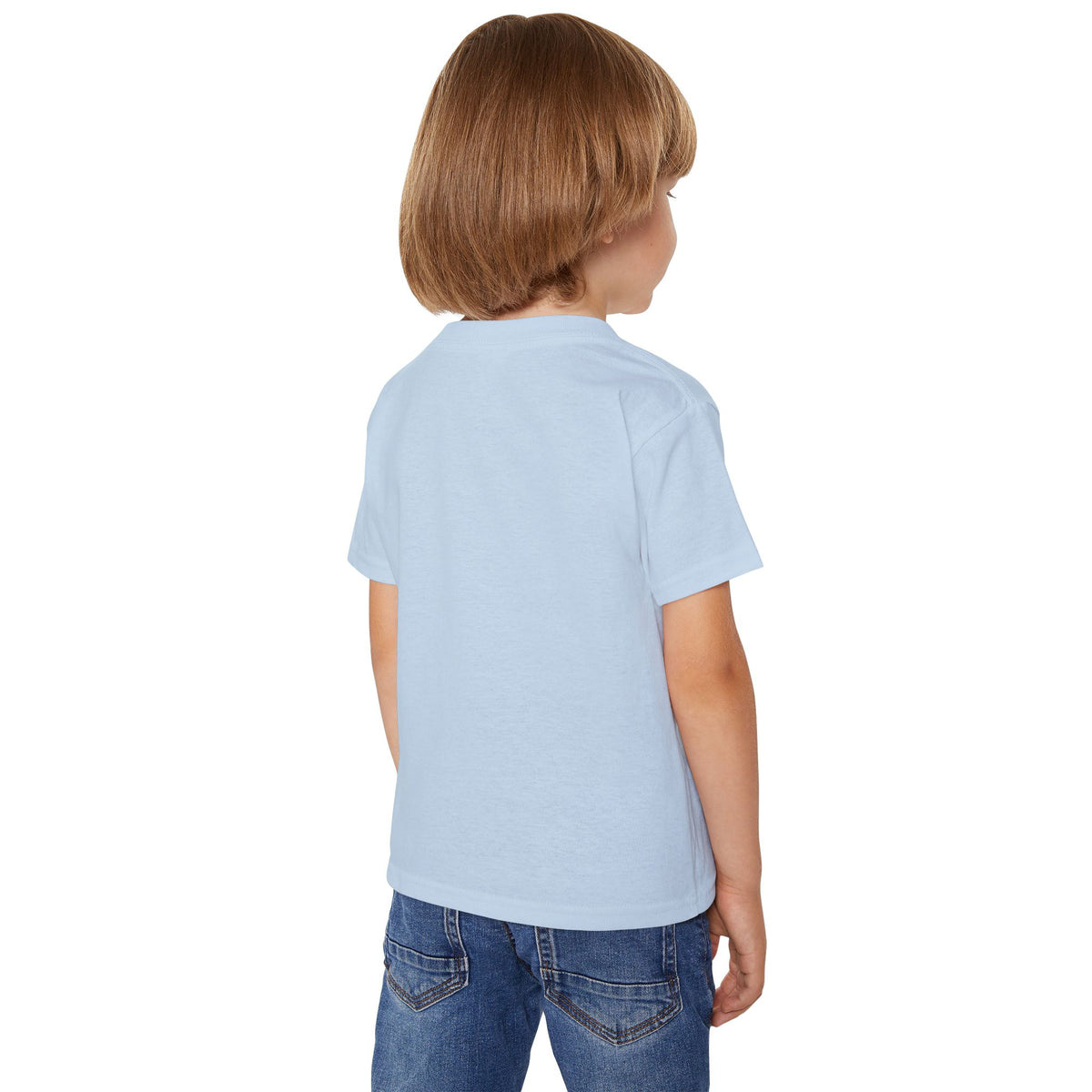 Toddler T-Shirt - "Red, White & RAWR!" Patriotic Dinosaur 4th of July Tee