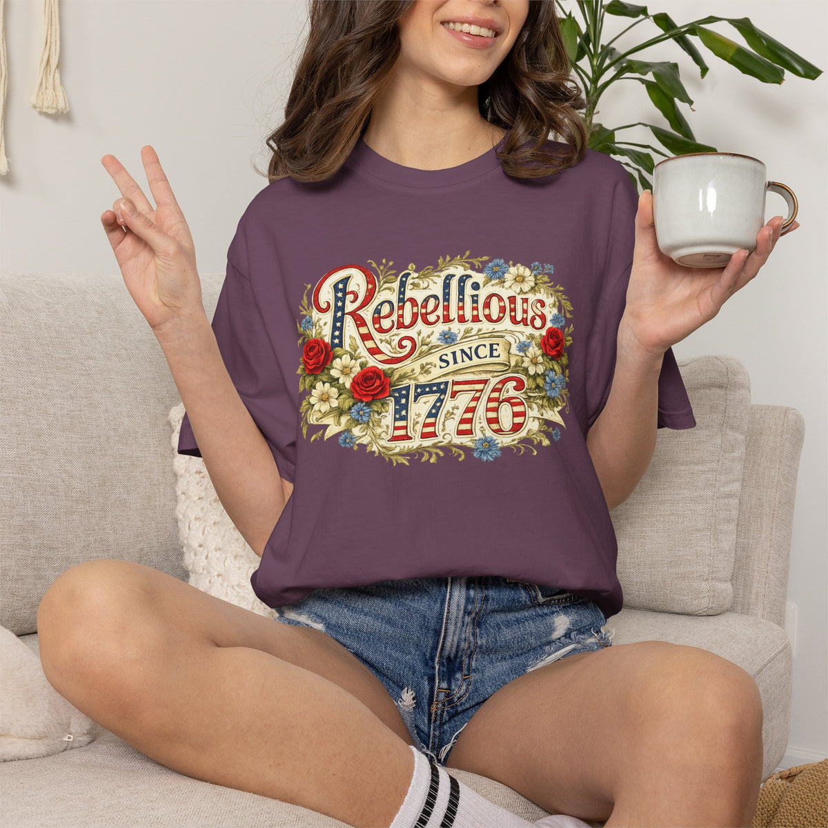Rebellious Since 1776 T-Shirt