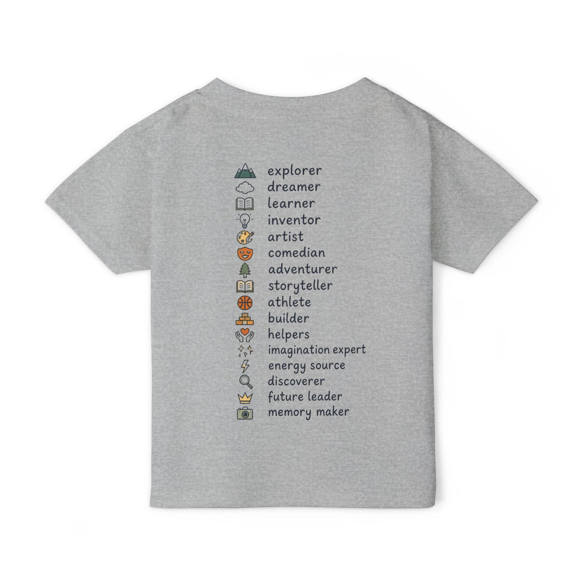 Toddler T-Shirt — "More Than a Kid" Inspirational Back-List Tee