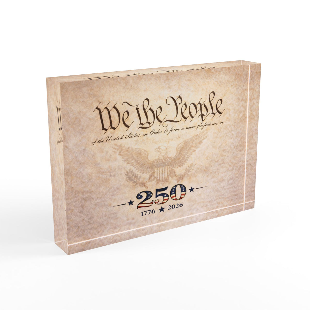 We The People 250 Acrylic Photo Block | America 250 Commemorative